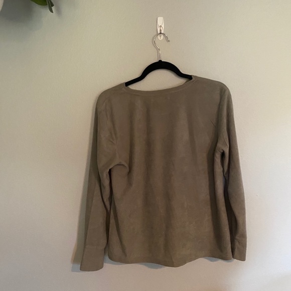 Grey Aeropostale Logo Pajama Set - Picture 2 of 3